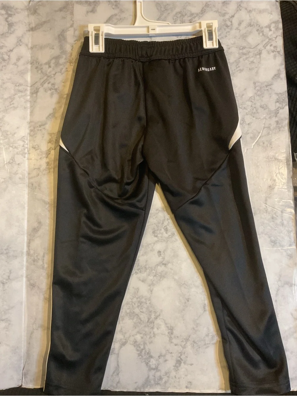 adidas Black Joggers‎ with White Stripe Accent